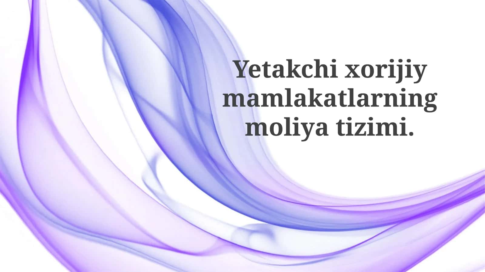 Moliyat tizimlari