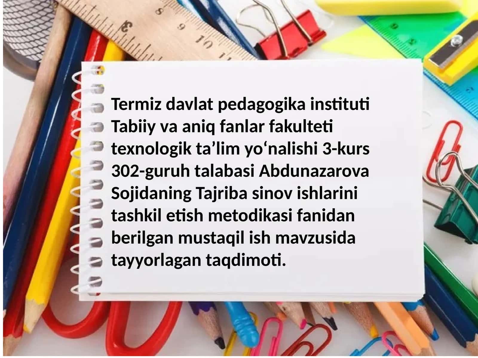 Pedagogikaning metodologik taʼminoti