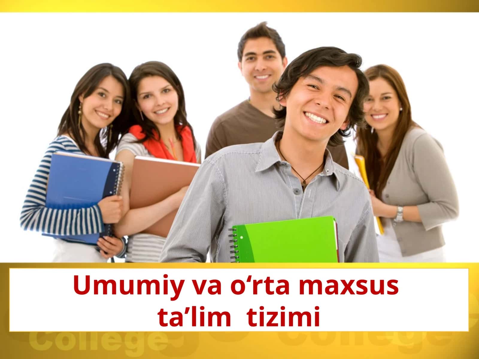 Umumiy va o‘rta maxsus ta'lim tizimi