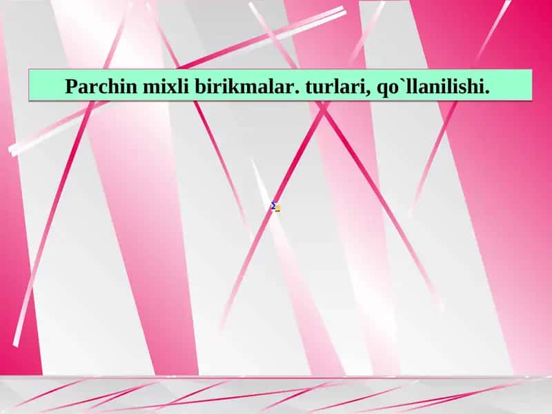 Parchin mixli birikmalar. turlari, qo`llanilishi.