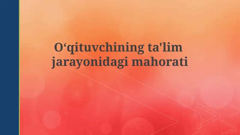 Ta'lim falsafasi va zamonaviy yondashuvlar
