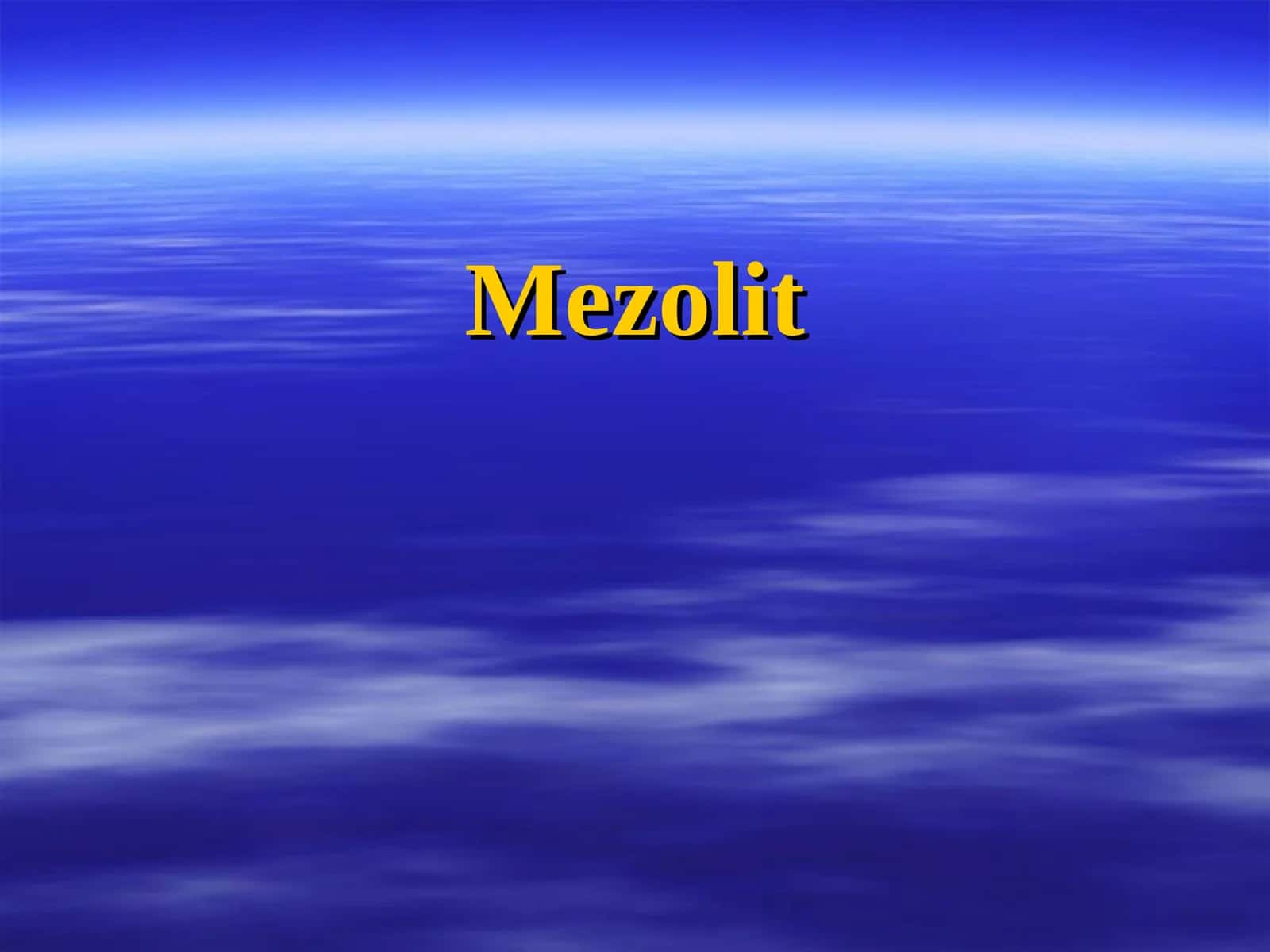 Mezolit davri