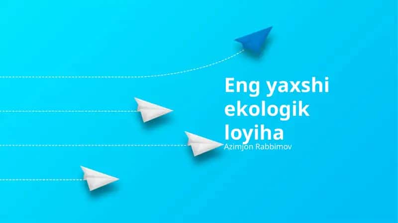 Eng yaxshi ekologik loyiha