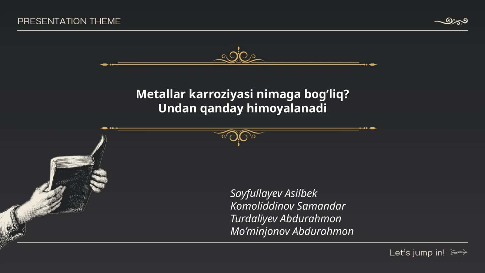 Metallar korroziyasi va uning sabablari