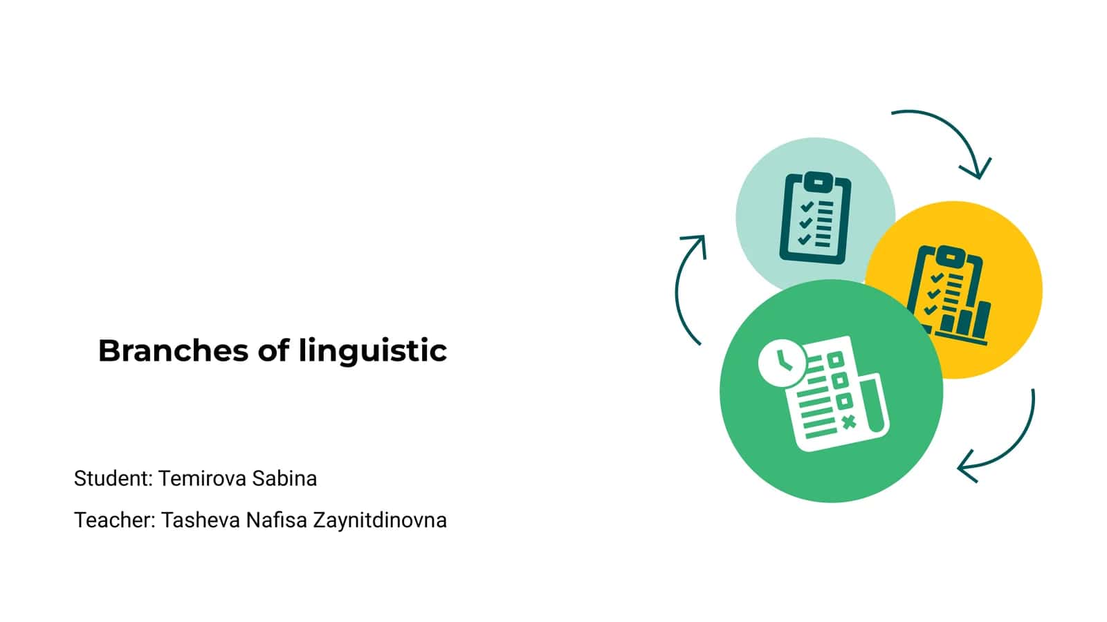 Branches of linguistic