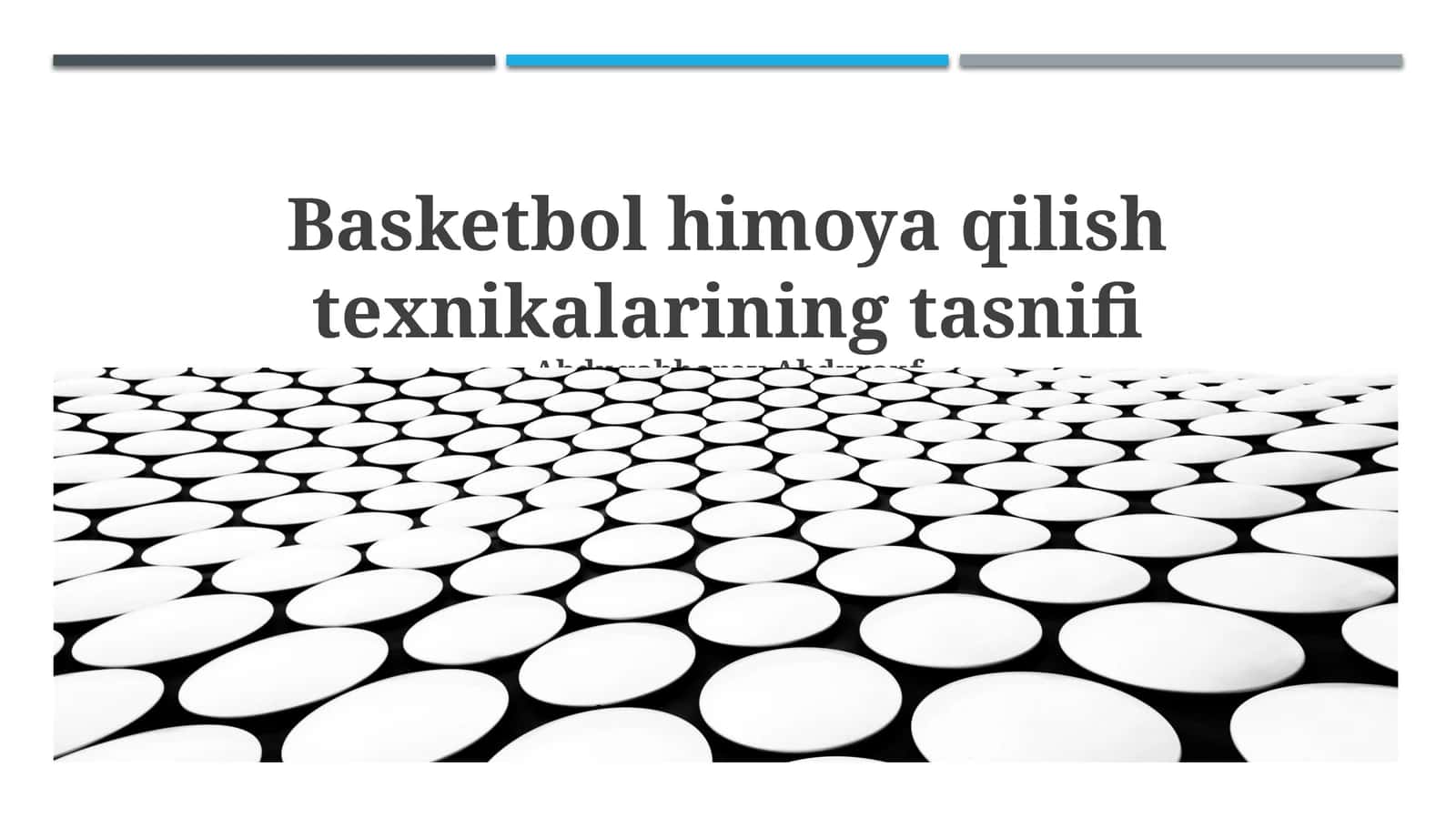 Basketbol himoya qilish texnikalarining tasnifi