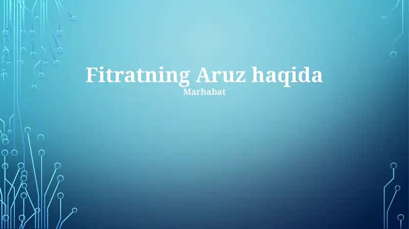 Fitratning Aruz