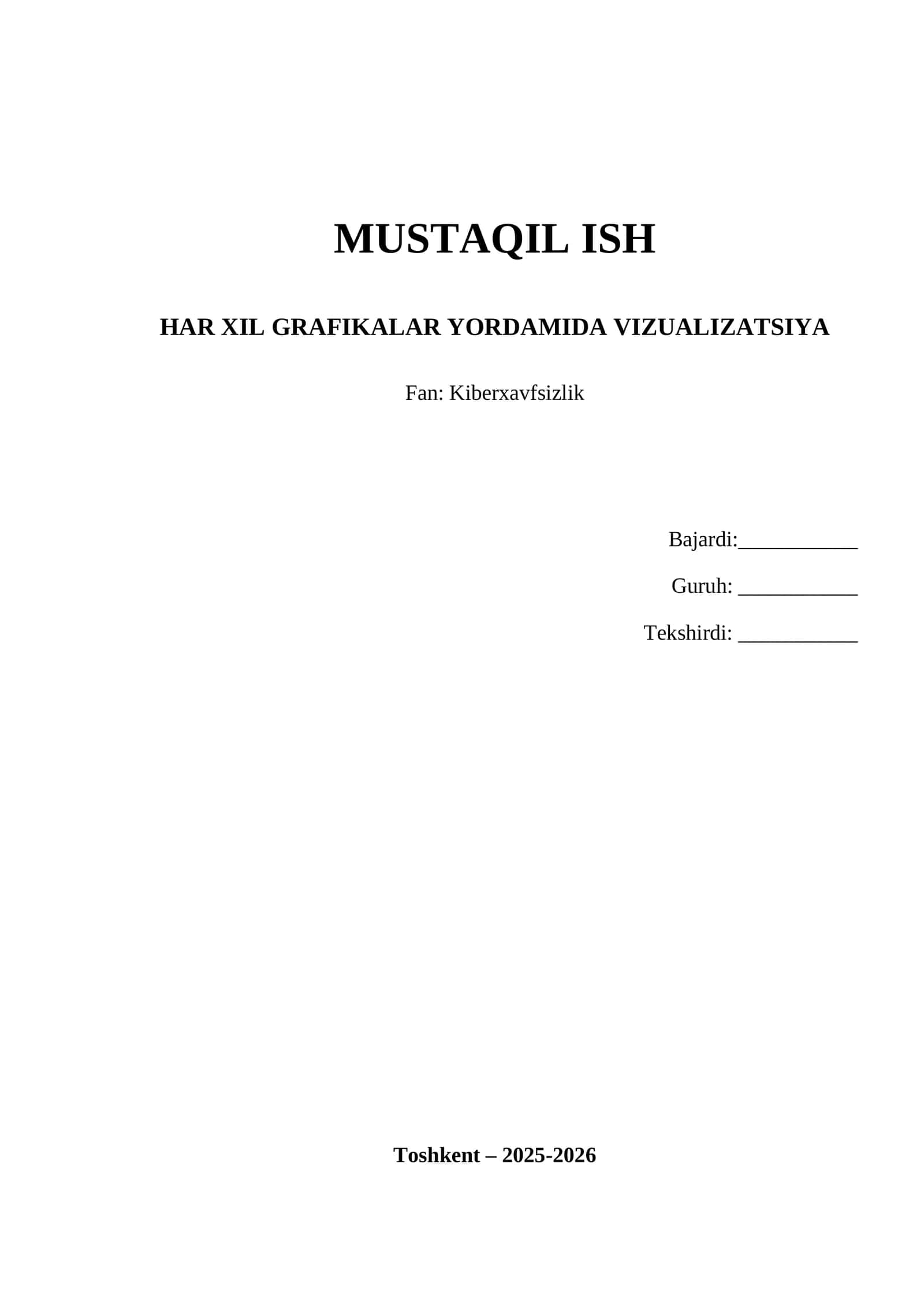 Grafik vizualizatsiya asoslari