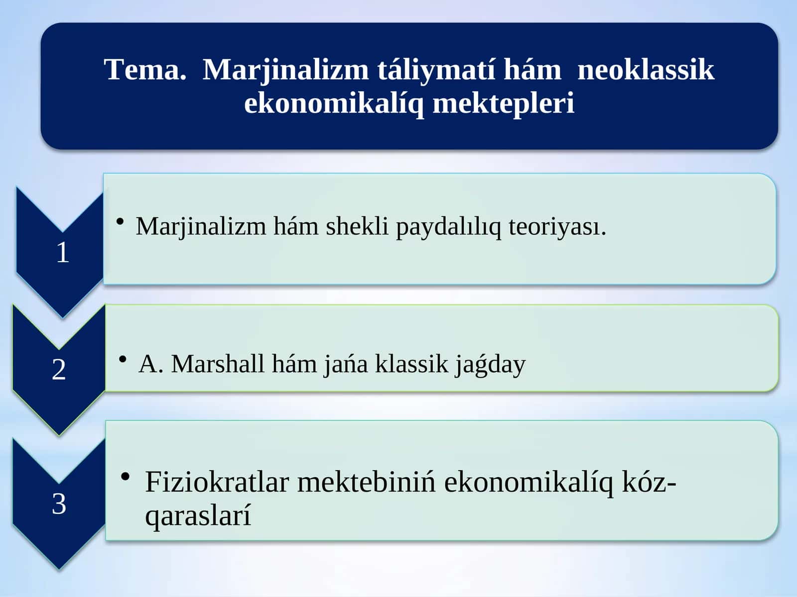 Marjinalizm Teoriyası