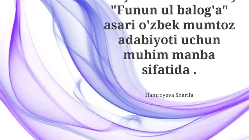 Funun ul balog'a