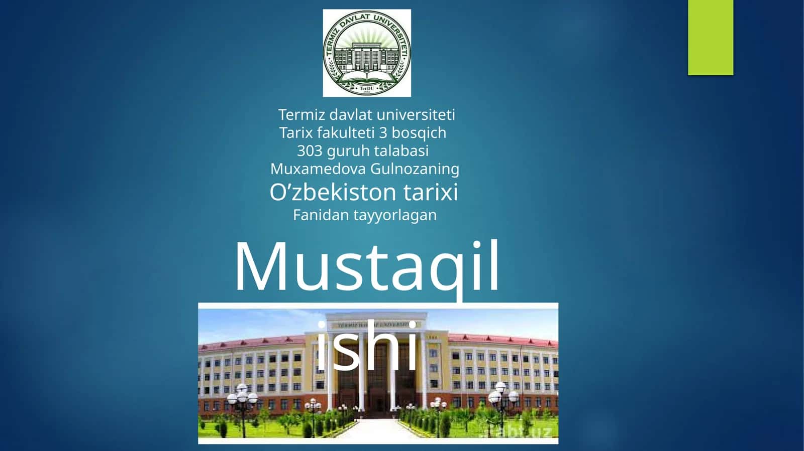 Alisher Navoiy nomidagi O'zbekiston Milliy kutubxonasiga marhamat