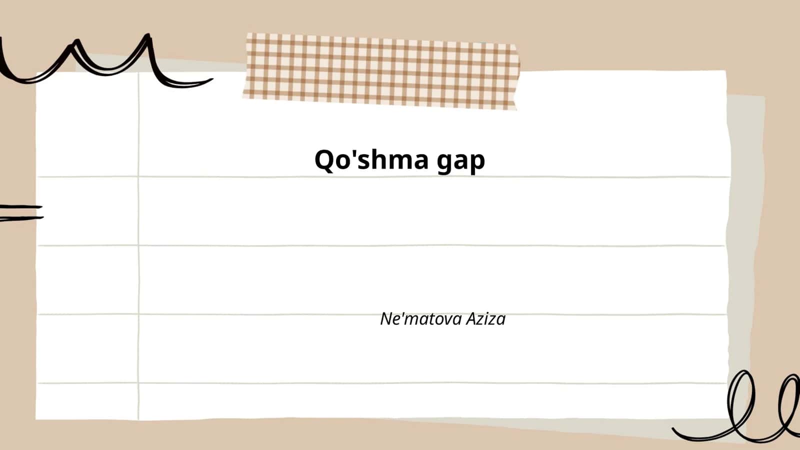 Qo'shma gap turlari