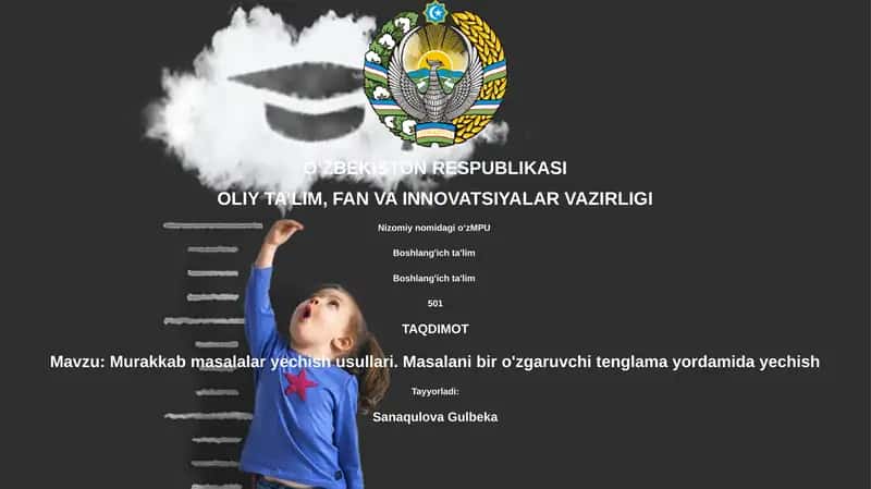 Murakkab masalalar yechish usullari