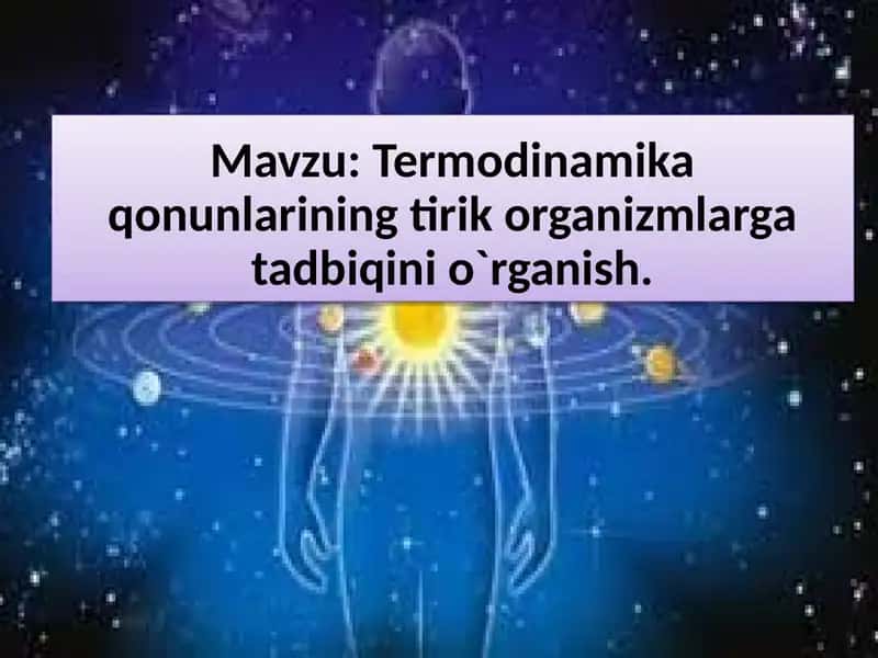 Termodinamika qonunlari