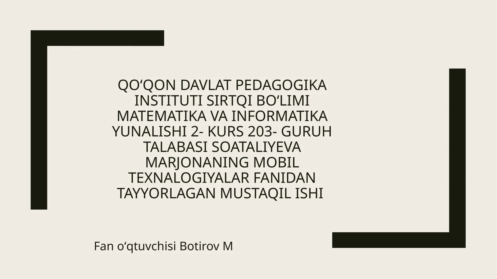 GoodBarber dasturida mobil ilova yaratish