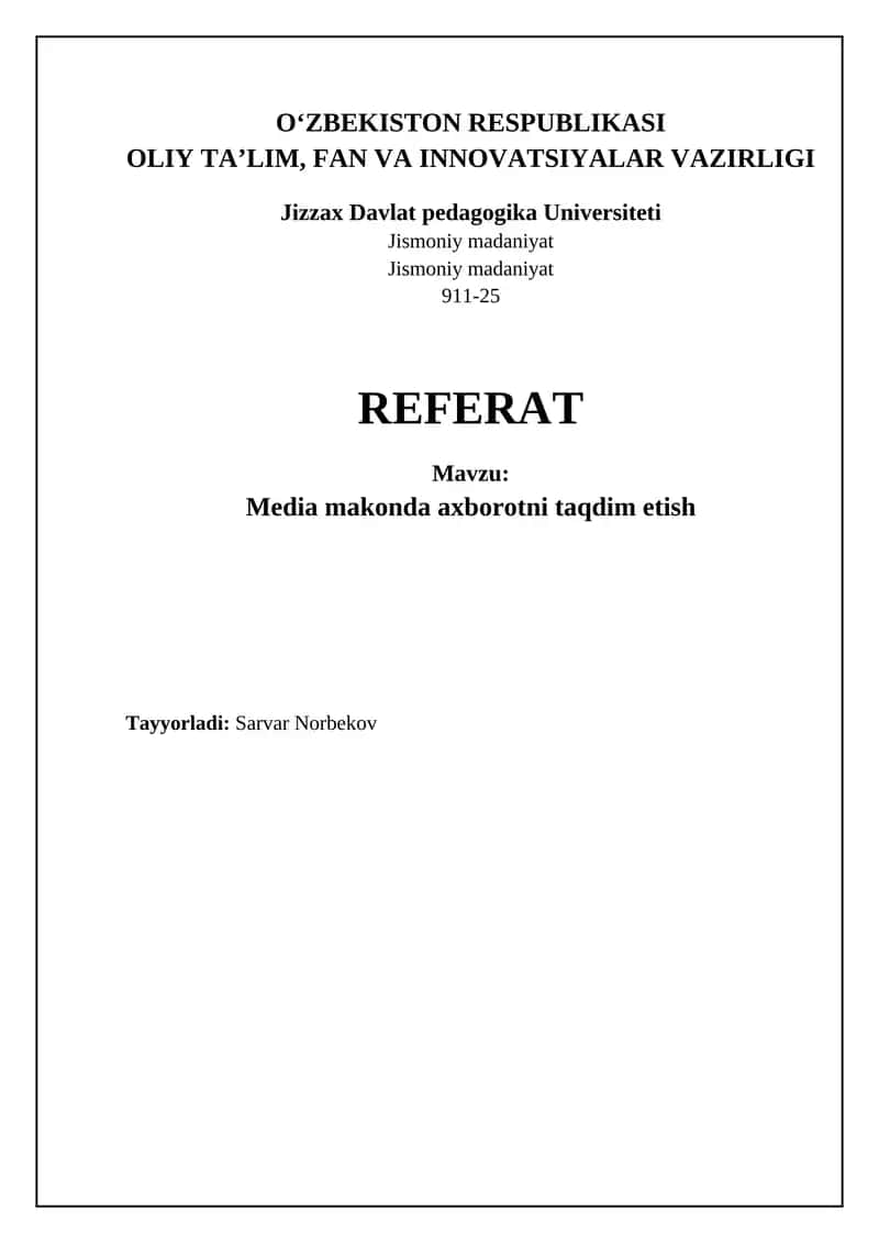 Ommaviy axborot vositalari