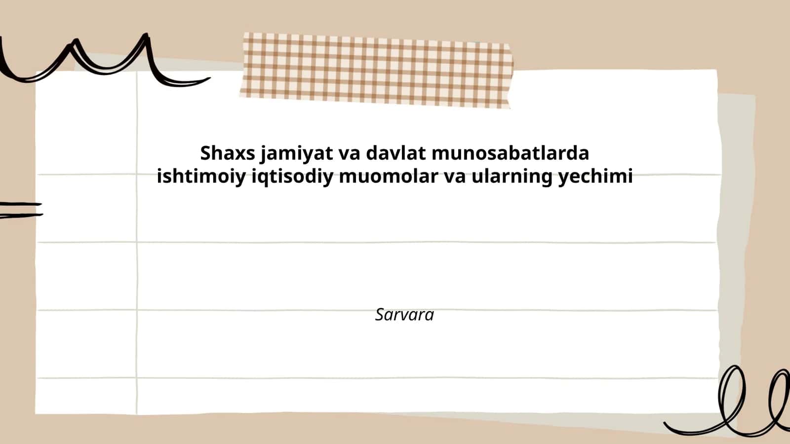 Jamiyatdagi iqtisodiy tengsizlik va uning bartaraf etish usullari