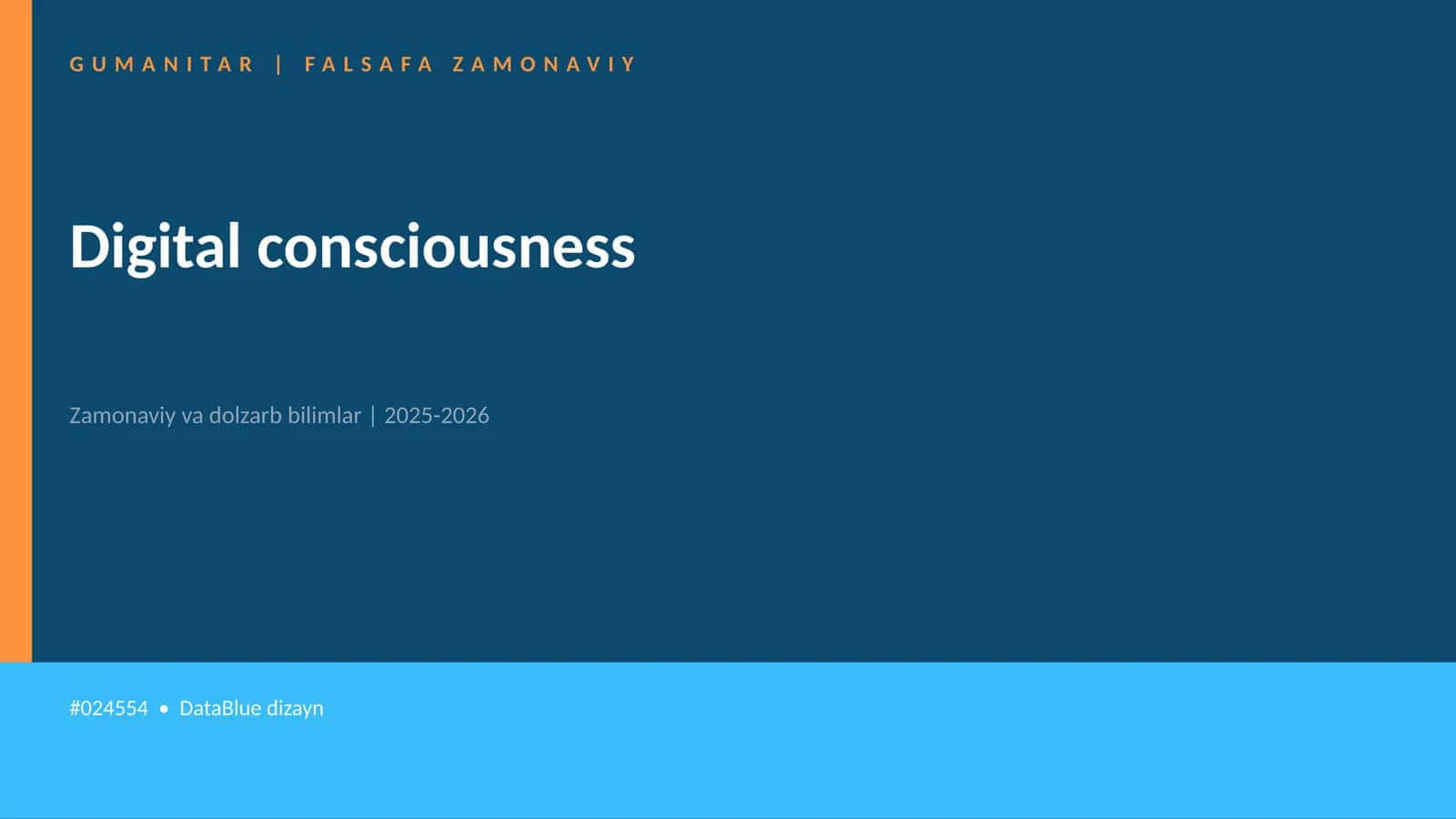 Digital consciousness