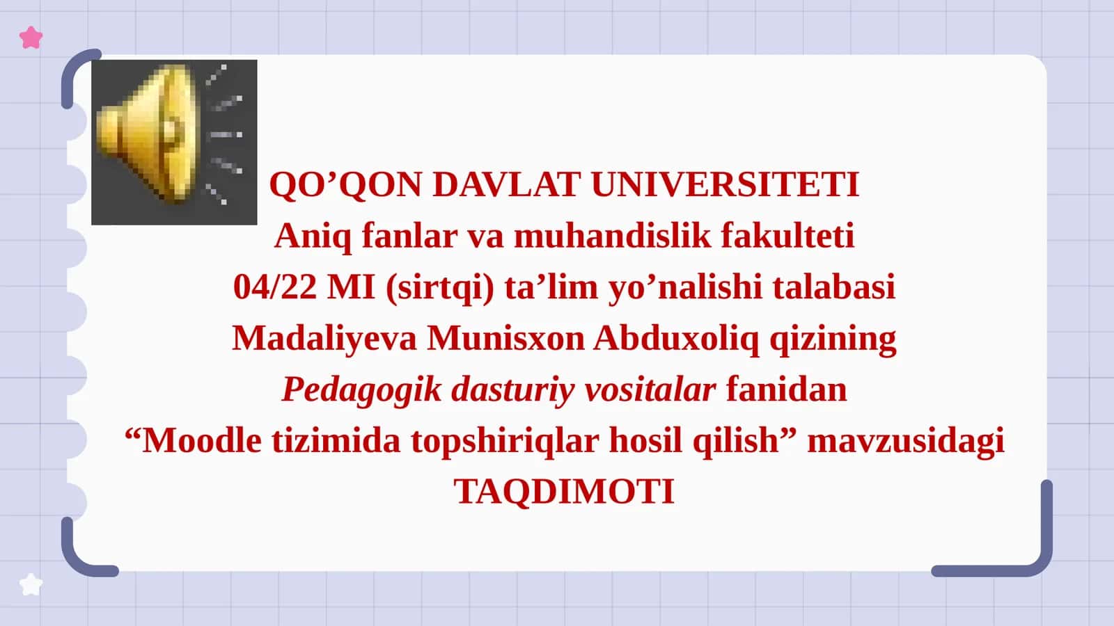 Moodletizimi datopshiriqlar hosil qilish