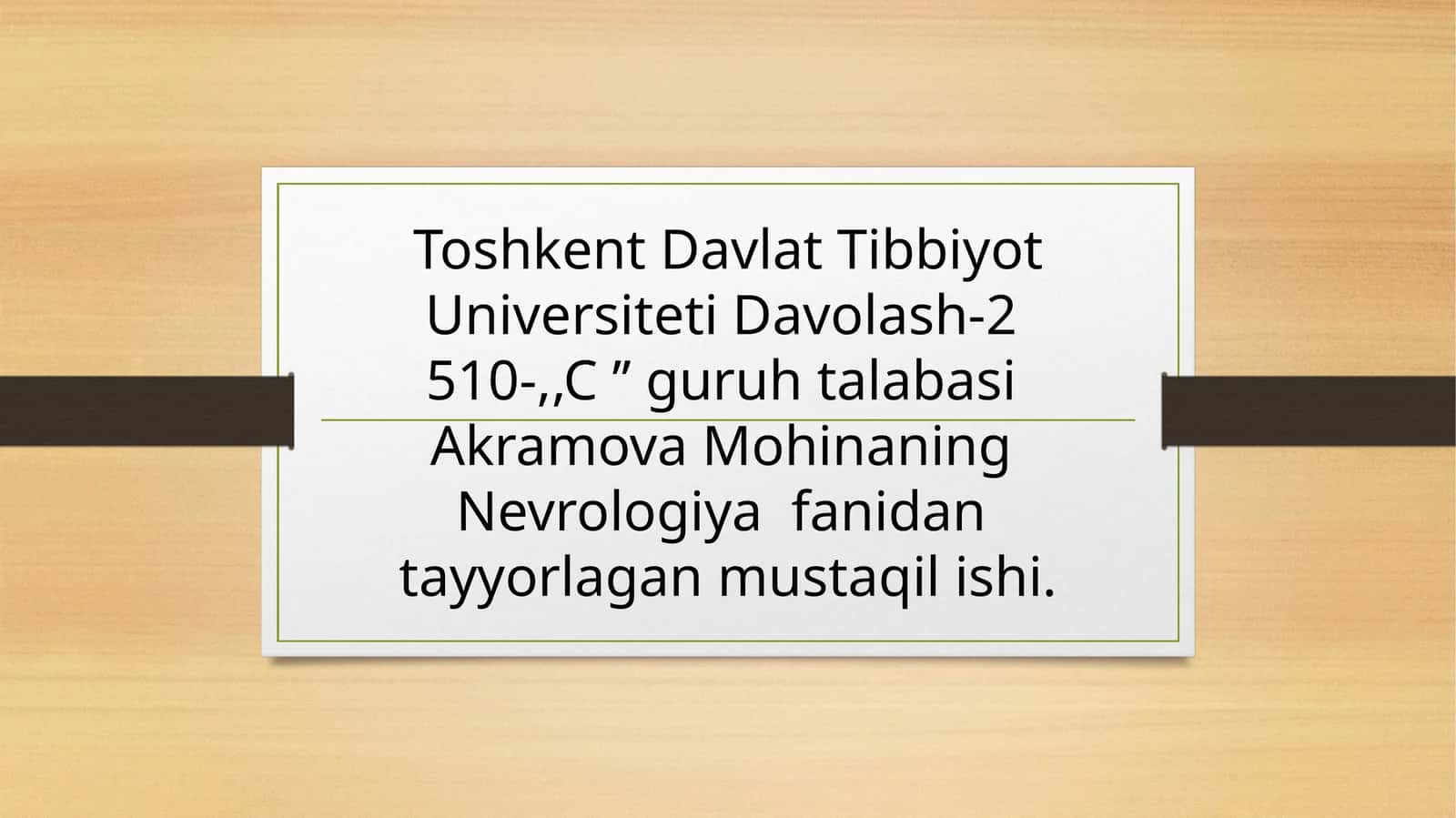 Qo‘lning periferik nerv tizimi zararlanishi