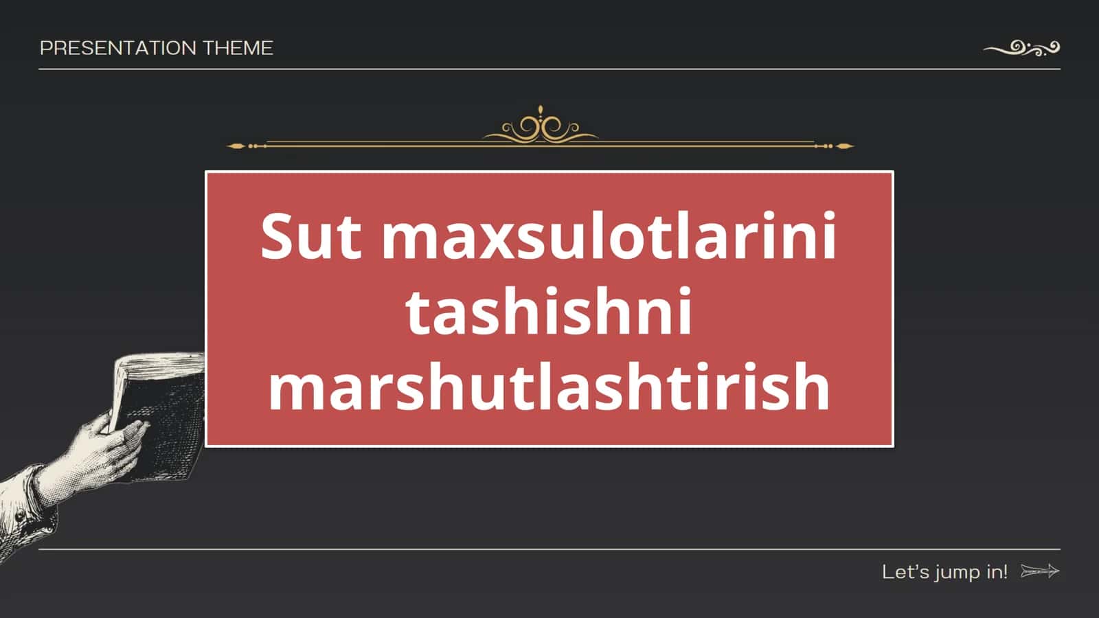 Sut maxsulotlarini tashishni marshutlashtirish