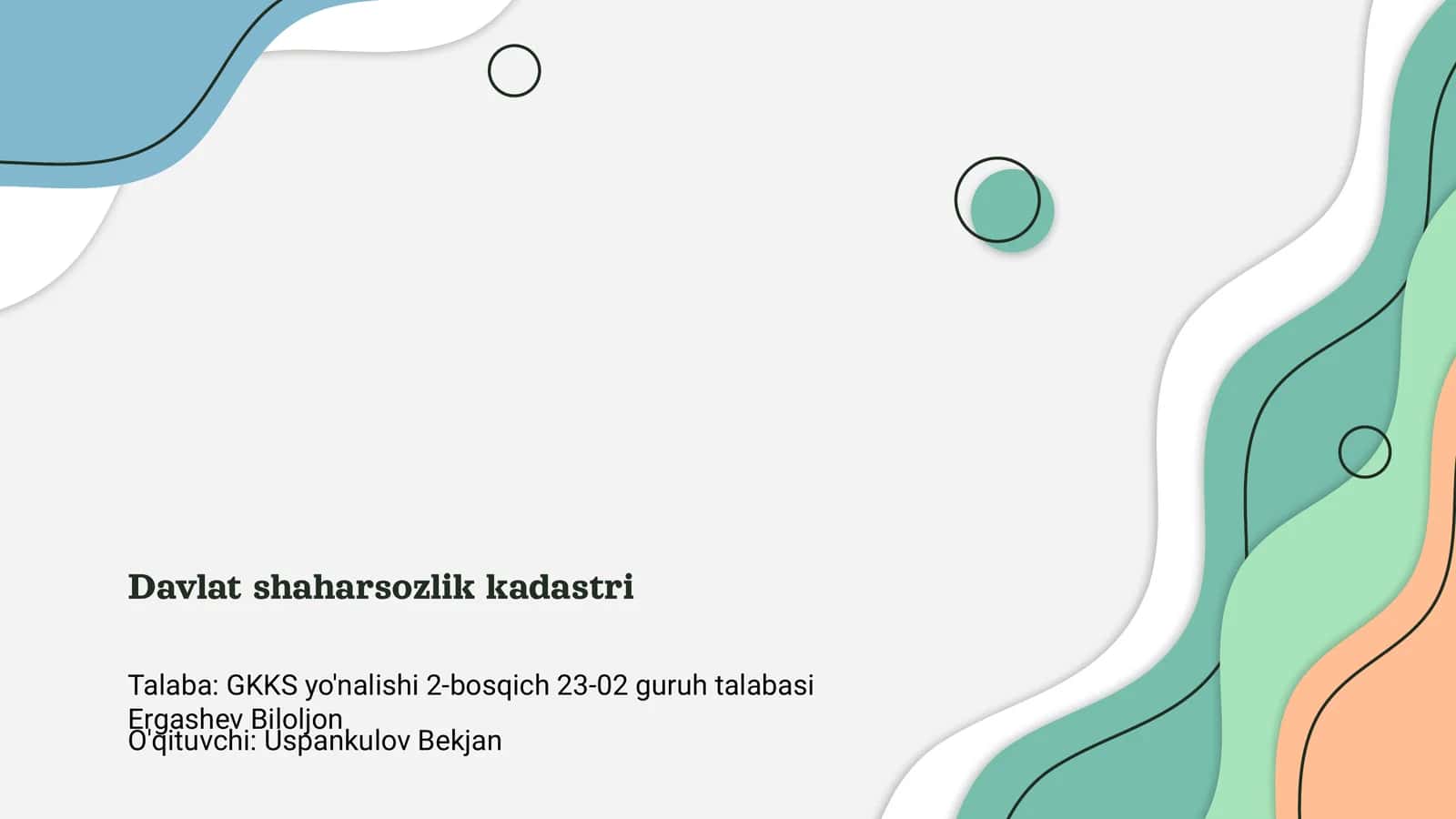 Davlat shaharsozlik kadastri