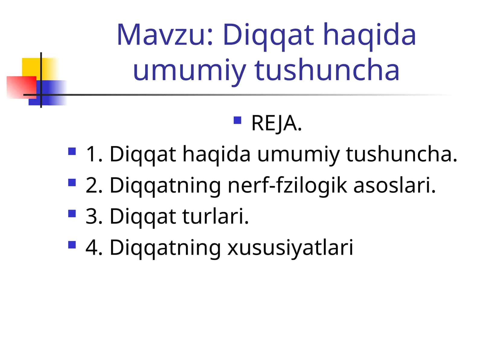 Diqqat turlari