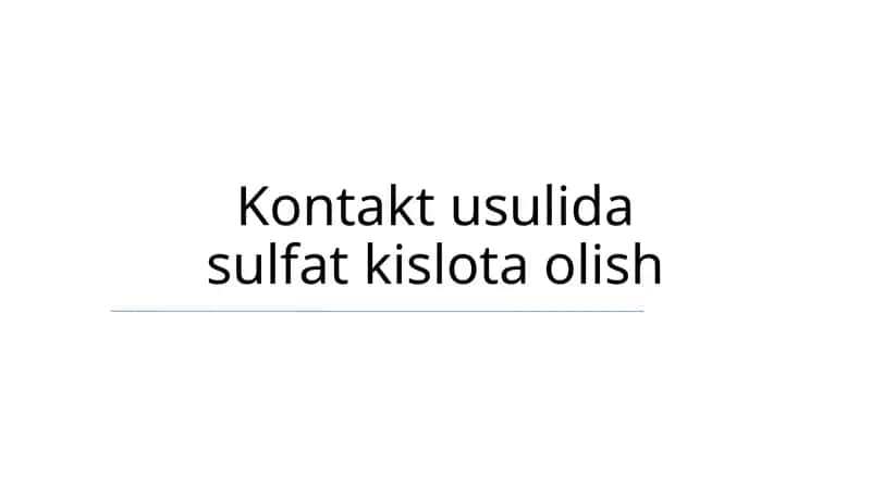 Nam Havzalik Kislota Jarayoni