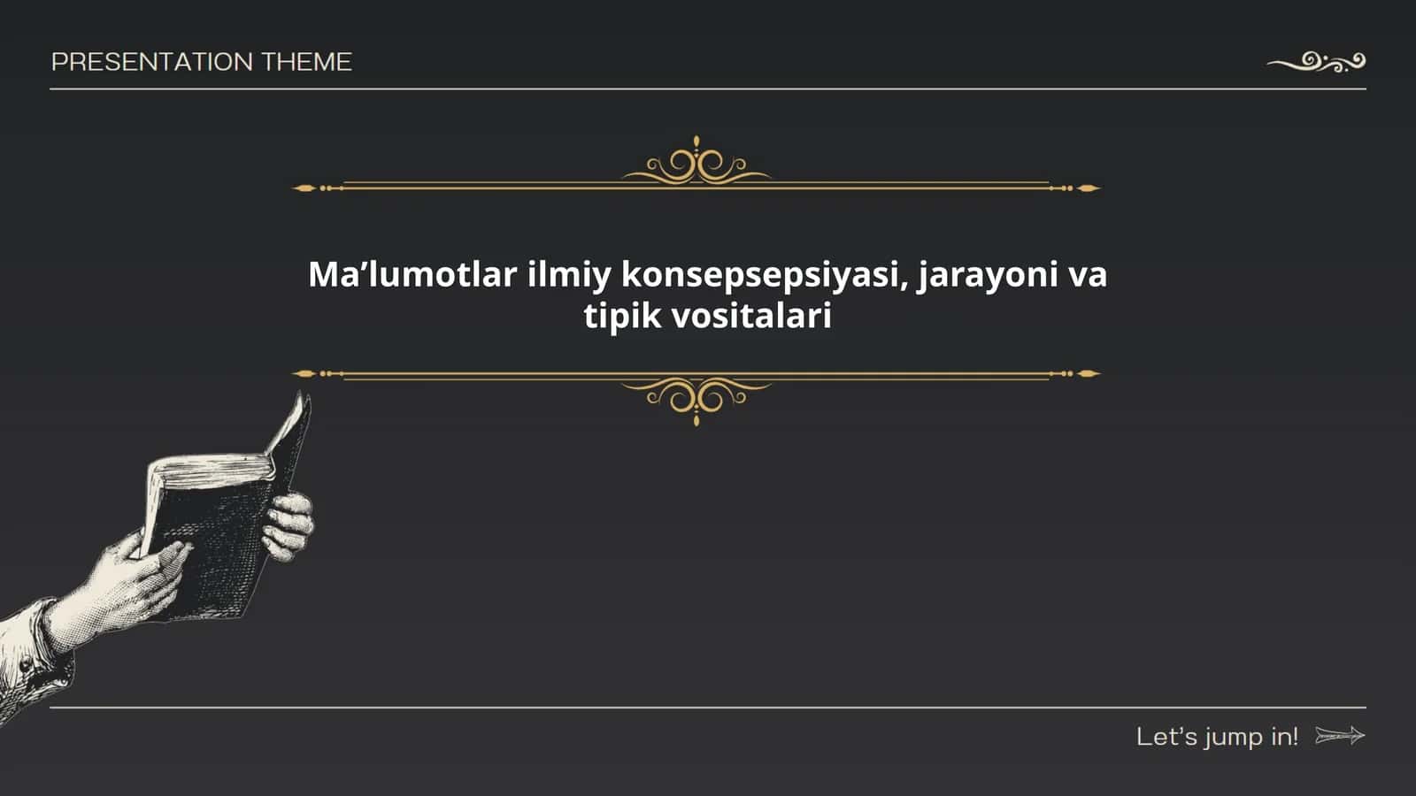 Jarayon va tipik vositalari