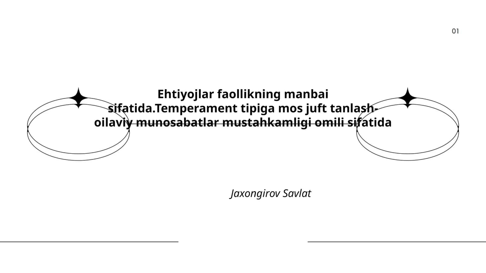 Ehtiyojlar va faollik o'rtasidagi bog'lanish