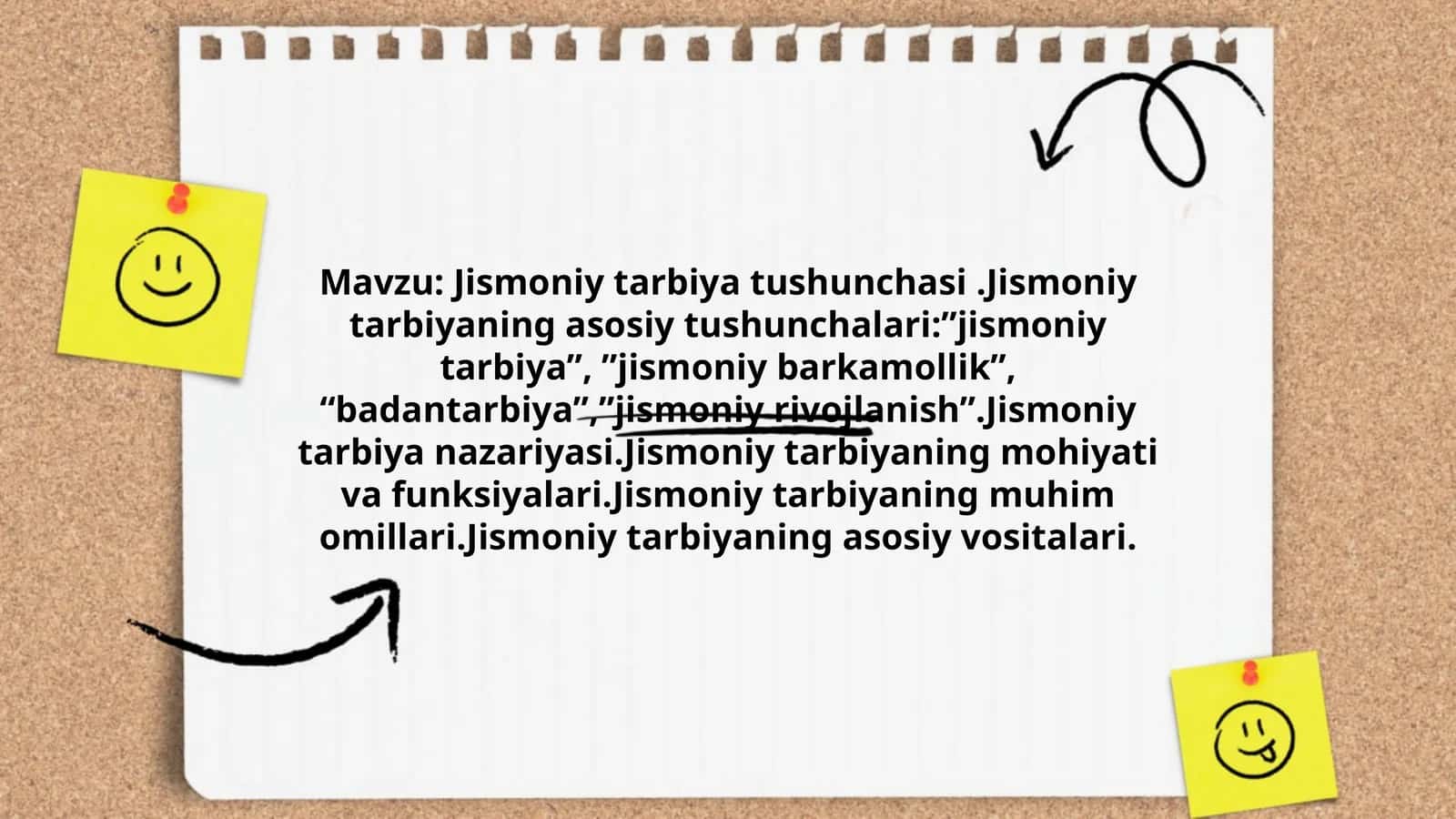 Jismoniy tarbiya tushunchasi