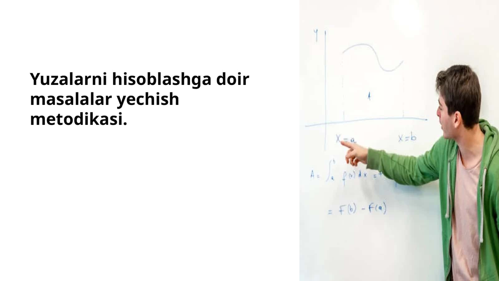 Yuzalarni hisoblashga doir masalalar yechish metodikasi