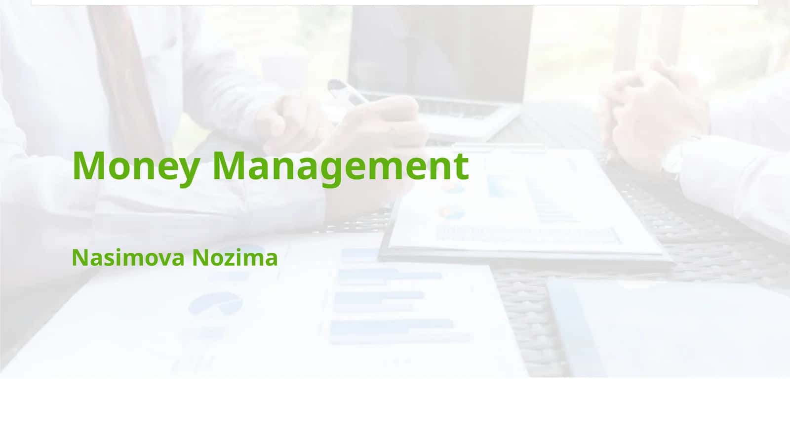 Money Management