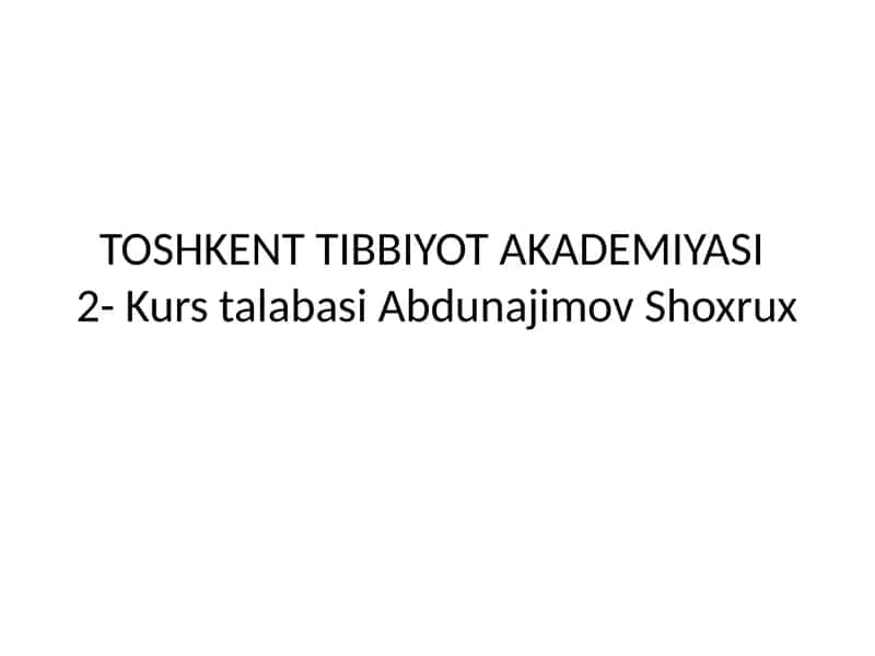 Harbiy Gigiya va uning rivojlanishi