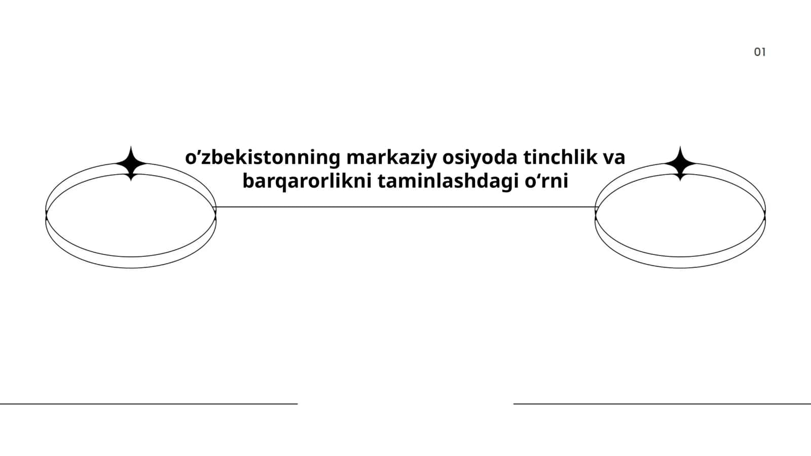 oʼzbekistonning markaziy osiyoda tinchlik va barqarorlikni taminlashdagi oʻrni