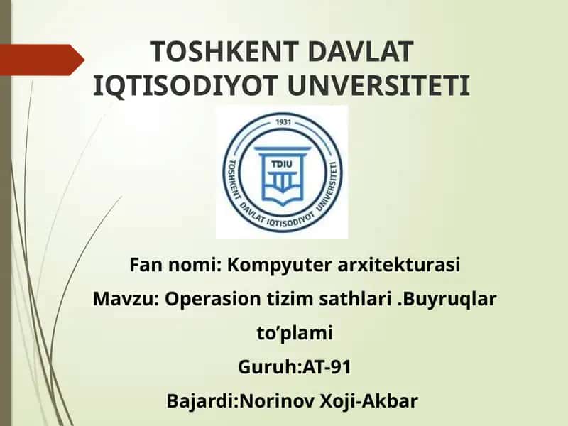 Kompyuterarxitekturasi