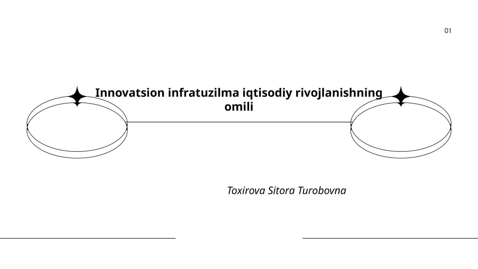 Innovatsion infratuzilma iqtisodiy rivojlanishning omili