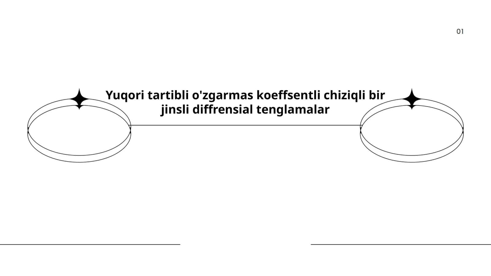 Yuqori tartibli o'zgarmas koeffsentli chiziqli bir jinsli diffrensial tenglamalar