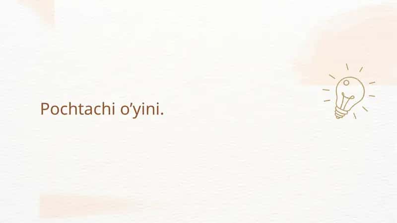 Pochtachi o'yini