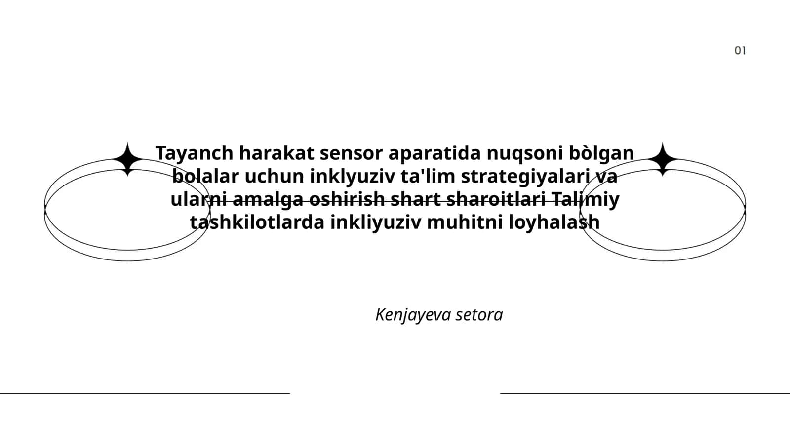 Tayanch harakat sensor aparatida nuqsoni bòlgan bolalar