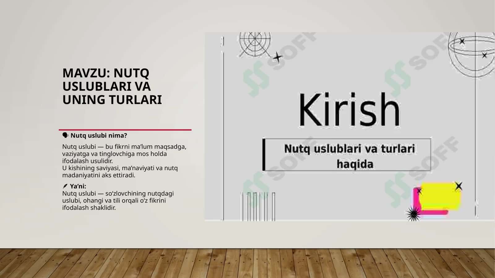 Nutquslublar va ularning turlari
