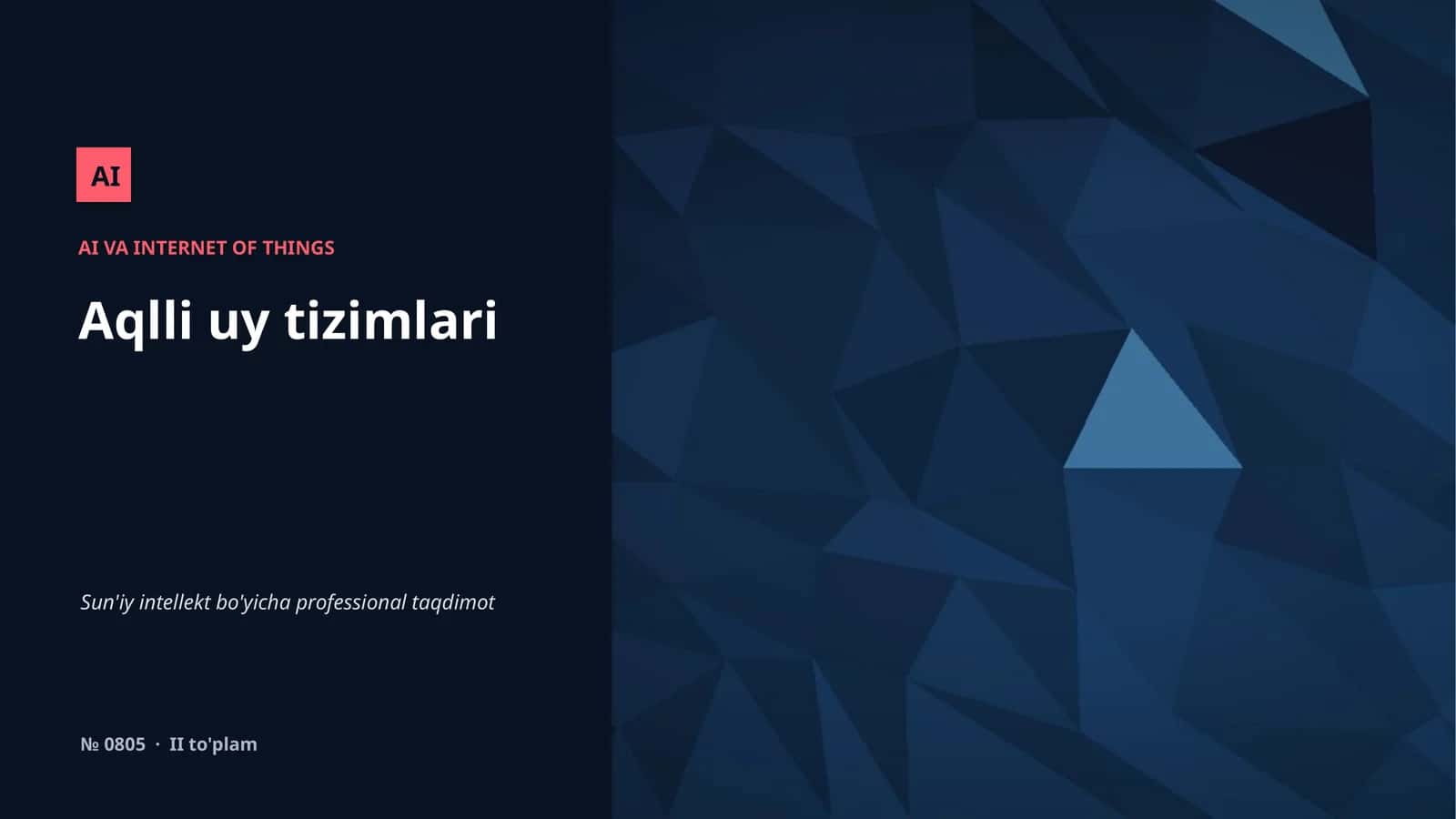 Aqlli uy tizimlari