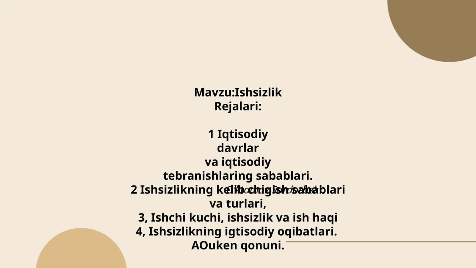 Ishsizlik