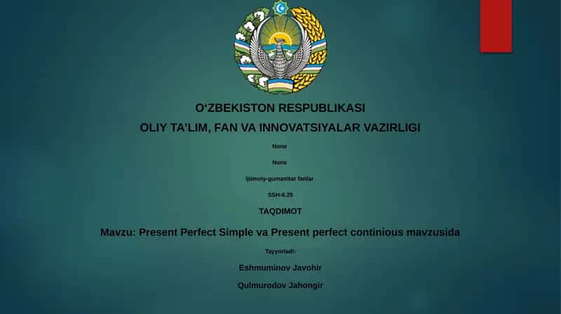 Present Perfect Simple va Present perfect continious