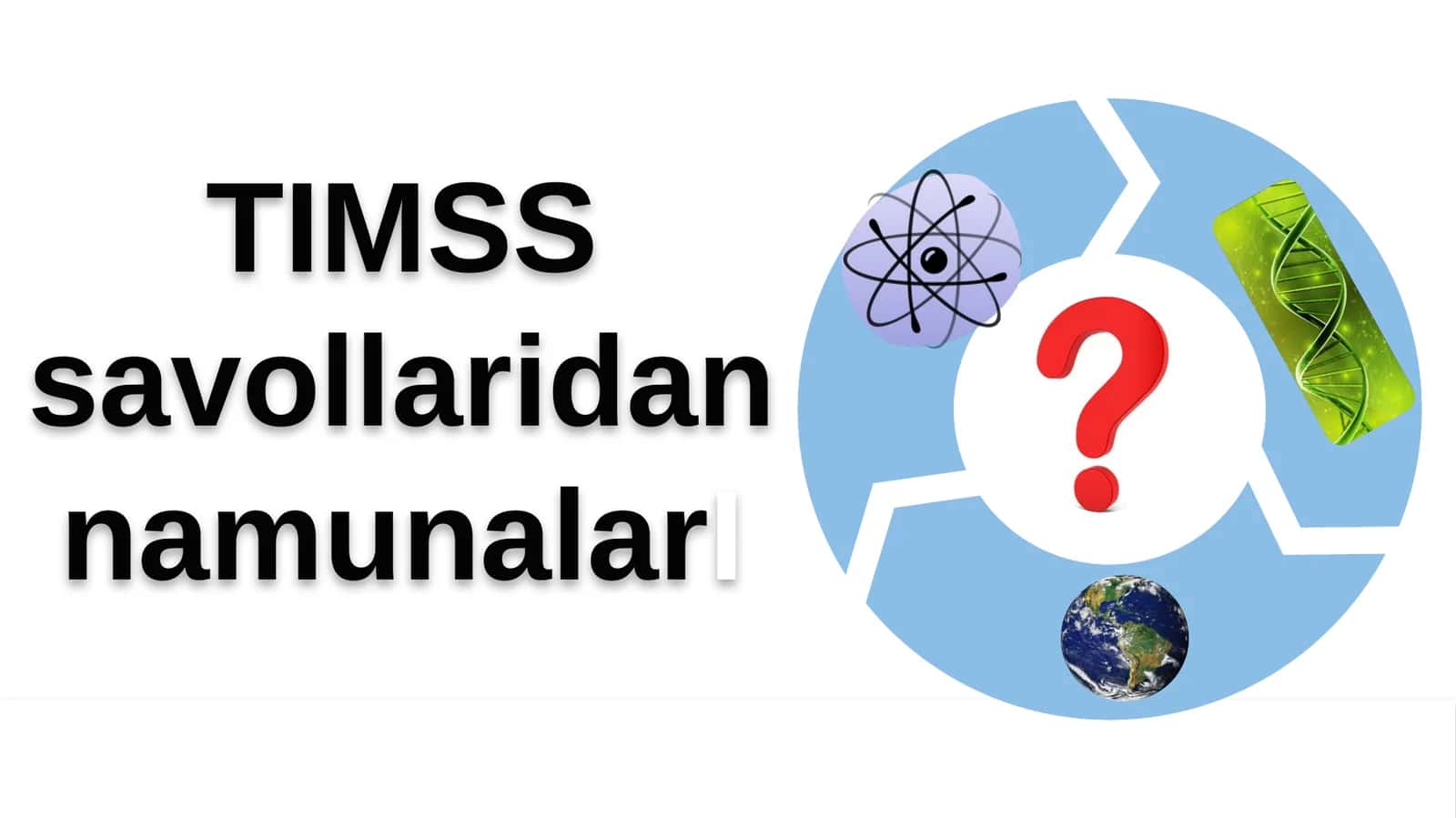 TIMSS savollari dan namunalar I