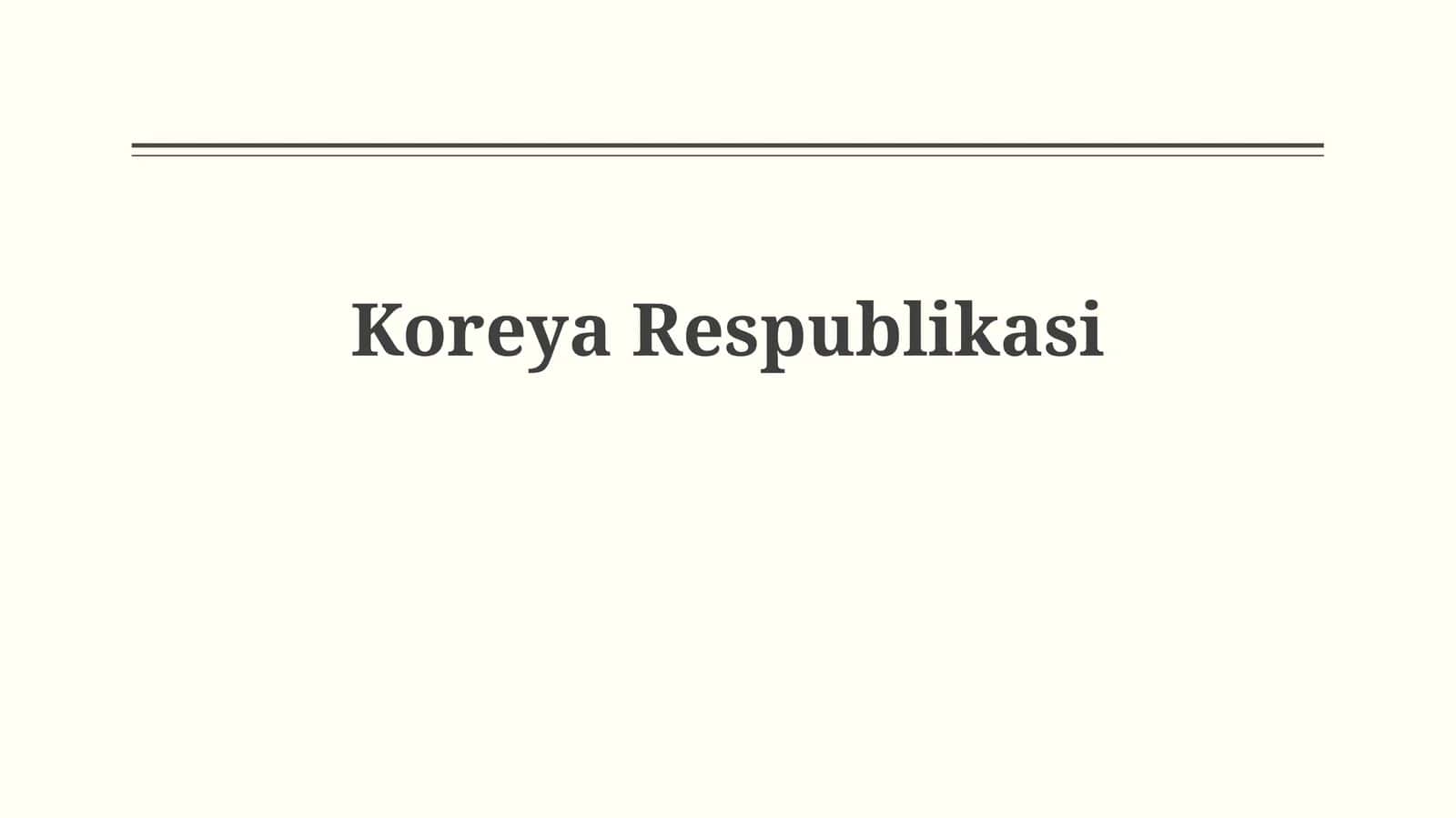 Koreya Respublikasi