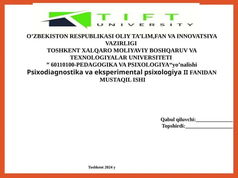 Guruhiy psixodiagnostika: metodlar va metodikalar