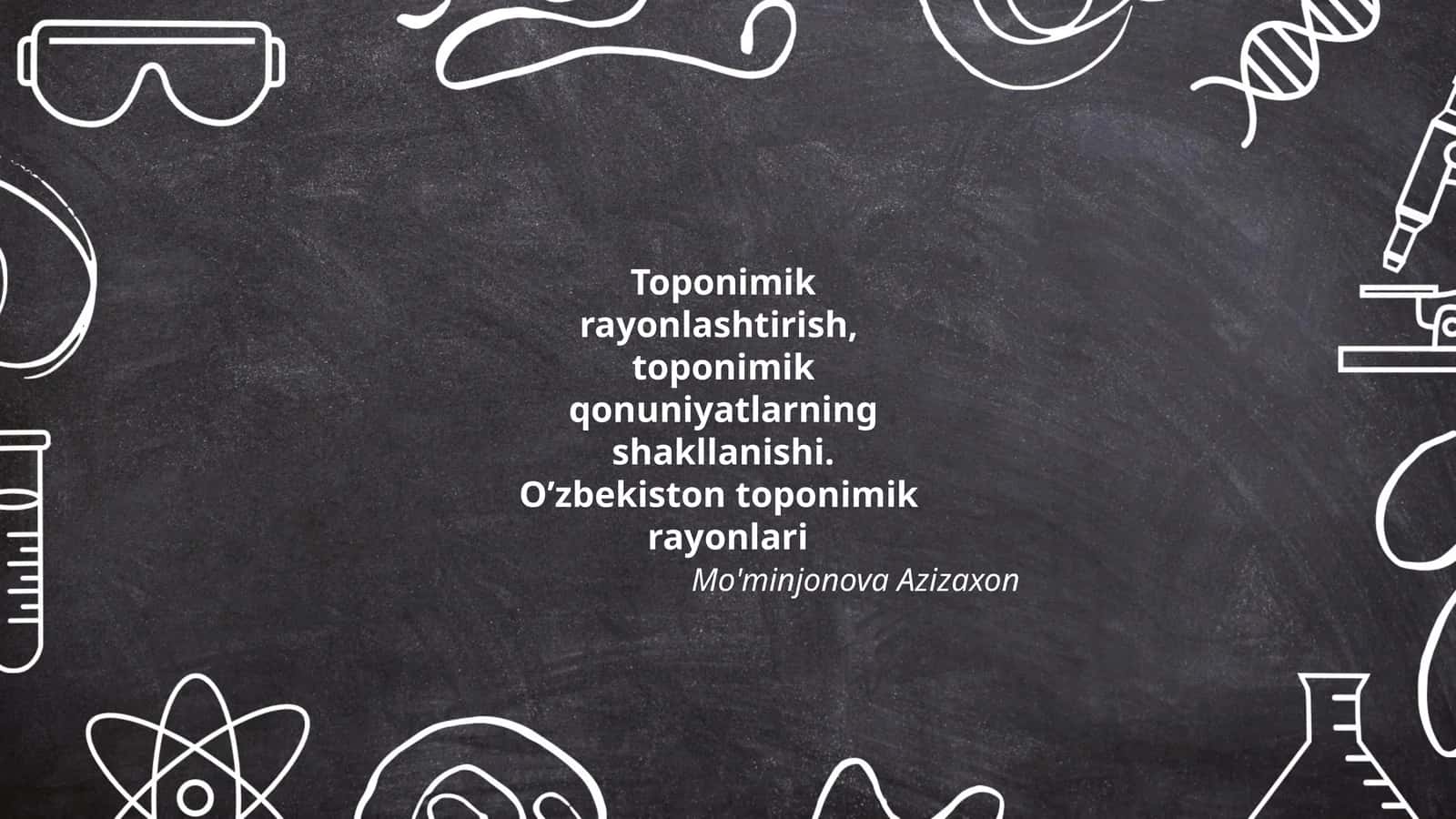 Toponimik