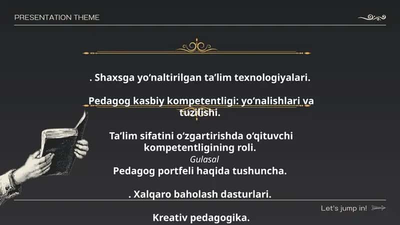 Shaxsga yo‘naltirilgan ta’lim texnologiyalari