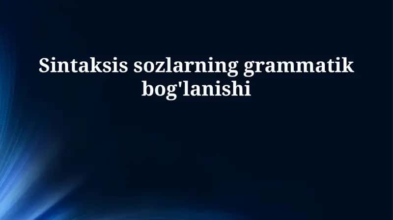 Sintaksis